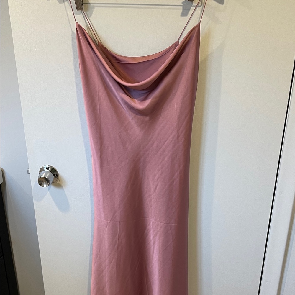 Luna pink slip dress